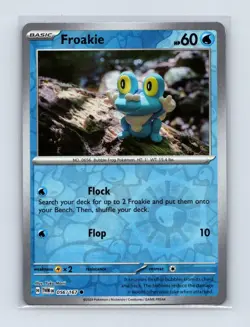 Froakie 056/167 Common Twilight Masquerade Pokemon Reverse Holo Lightly Played - Image 1