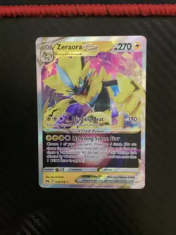 Zeraora VSTAR CRZ 055/159 Pokemon Crown Zenith Ultra Rare Holofoil EN NM - Image 1