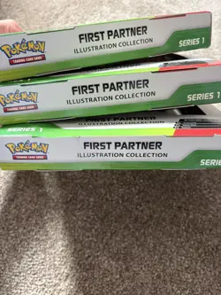 Pokemon TCG First Partner Illustration Collection Series 1 New & Sealed x3 - Image 2