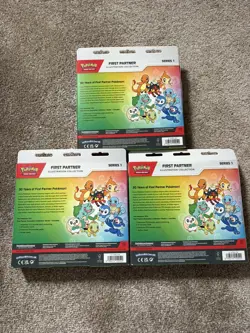 Pokemon TCG First Partner Illustration Collection Series 1 New & Sealed x3 - Image 3
