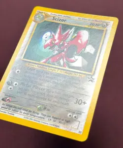Pokemon 2001 Black Star Promo #33 Scizor, Wizards of the Coast WOTC Vintage NM - Image 2