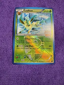 Pokemon TCG Leafeon Plasma Freeze 11/116 Holo Regional Championships NM - Image 1
