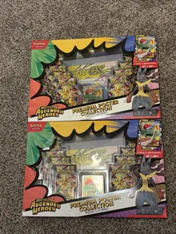 Pokemon TCG Mega Evolution Ascended Heroes Premium Poster Collection Lot of 2 - Image 1