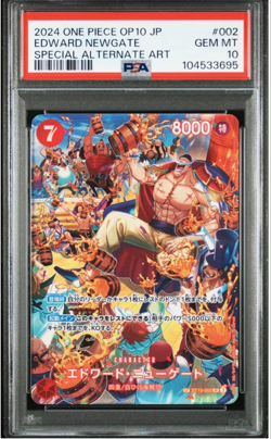 PSA 10 Edward Newgate SP Parallel ST15-002 Japanese Royal Blood One Piece Card - Image 1