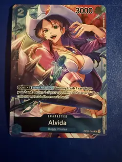 One piece Tcg Pre Errata Alvida Box Topper Op01-064 - Image 2