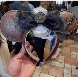 2024 New Disney Parks Pirates of The Caribbean Brown Minnie Mouse Ears Headband - Image 2