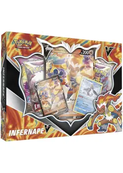 Infernape V Box POKEMON TCG - Includes 4 Booster Packs - Image 1
