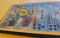 1999 Pokemon Base Set 1st Edition Shadowless Gyarados Holo 6/102 Rare Vintage - Image 4