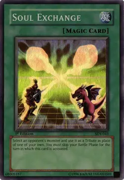 Soul Exchange SDY-041 Super Rare Starter Deck: Yugi Yu-Gi-Oh Unlimited Near Mint - Image 3