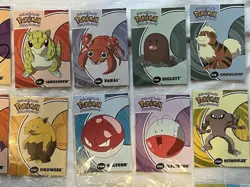 Pokemon Danone Pokemon Cards Lot - Factory Sealed Full 40 Card Base Set - Image 4