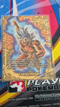Dragon Ball Super Card Game 2nd Anniversary GOLD Energy Marker E-127 UI Son Goku - Image 1