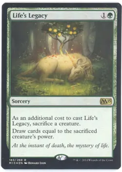MTG Life's Legacy R Magic 2015 #183 FOIL - Image 1