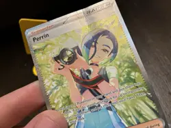 Pokemon TCG Perrin Card 220/167 Twilight Masquerade Special Illustration Rare - Image 3