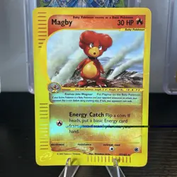 Magby - Expedition Base Set - 17/165 - Holo Rare - Reverse Holo - MP - Image 1
