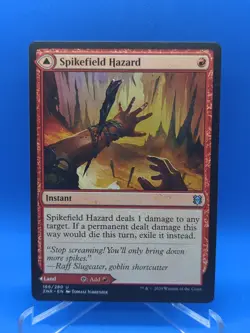 1x Spikefield Hazard 166/280 - Zendikar Rising ZNR - MTG Regular NM - Image 1