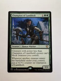 Champion of Lambholt - MTG Innistrad: Midnight Hunt: Commander - NM - Image 1
