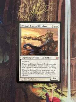 Brimaz, King of Oreskos Born of the Gods NM MTG - Image 1
