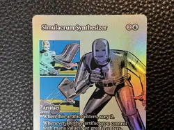 Simulacrum Synthesizer (Borderless) (Foil) 61 Marvel Universe Eternal-Legal - Image 3