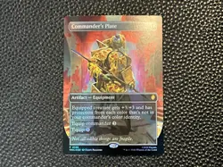 Commander's Plate (Borderless FOIL) Teenage Mutant Ninja Turtles P 0135 Promo - Image 1