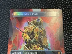 Commander's Plate (Borderless FOIL) Teenage Mutant Ninja Turtles P 0135 Promo - Image 4