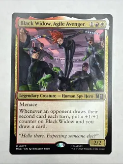 Black Widow, Agile Avenger Commander: Marvel Super Heroes Regular NM - Image 1