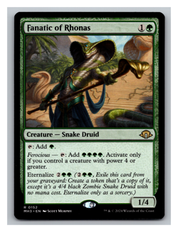 MTG - FANATIC OF RHONAS R 0152 MH3 2024 - Image 1