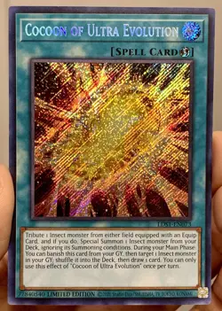 Yugioh Cocoon of Ultra Evolution LDS1-EN073 Secret Rare Limited Ed NM w/Tracking - Image 1