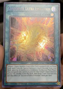 Yugioh Cocoon of Ultra Evolution LDS1-EN073 Secret Rare Limited Ed NM w/Tracking - Image 5