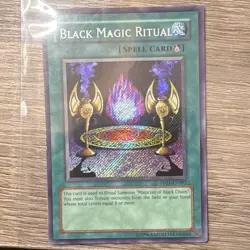 Konami Yu-Gi-Oh! Black Magic Ritual PP01-EN002 Premium Pack 1 Spell Holo - Image 1