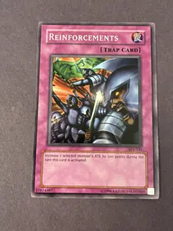 Yugioh! Starter Deck: Joey Reinforcements Trap Card SDY-031 Common Unlimited - Image 4