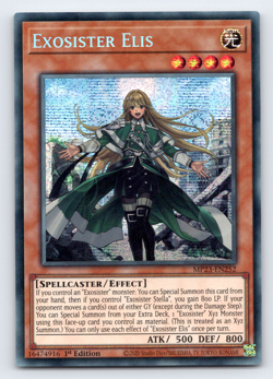 Exosister Elis - MP23-EN252 - Prismatic Secret Rare - 1st Edition Yugioh - Image 1