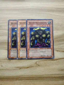 Yu-Gi-Oh! - Swamp BattleGuard 3X - Complete Playset Of Cards - Image 1