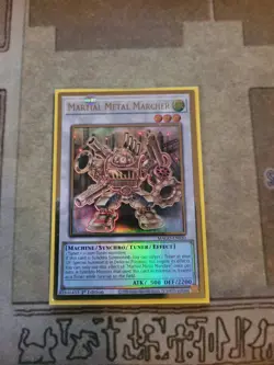 YUGIOH MARTIAL METAL MARCHER MAGO-EN030 GOLD 1ST ED NM - Image 1