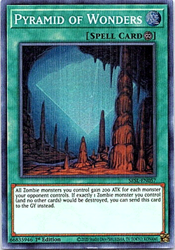 Pyramid Of Wonders SESL-EN057 Yu-Gi-Oh! Light Play 1st Edition - Image 1