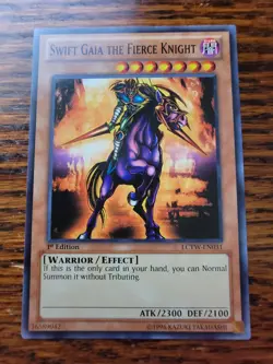 Swift Gaia the Fierce Knight LCYW-EN031 Legendary Collection 3: Yugi's World... - Image 1
