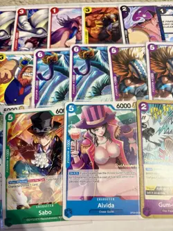 One Piece 2nd Anniversary Stamped Promo Lot of 27 Cards NM Nico Robin, Sabo - Image 3