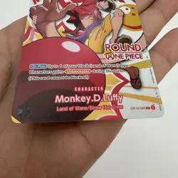 Monkey D. Luffy (ENGLISH) - One Piece x Round 1 Promo Card - Image 4