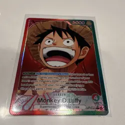 Bandai Monkey D. Luffy Leader Carrying on His Will OP13-001 Alternate Art Foil - Image 1