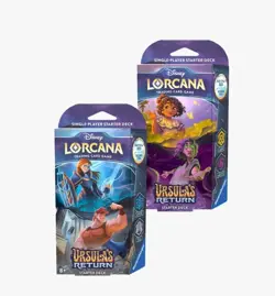 Disney Lorcana: Ursula's Return Starter Deck Both Set of 2 Sealed - Image 1