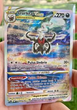 ~ESP~ SPANISH Darkrai VAstro (VStar) GG50 Pokemon Card (Z1) - Image 3