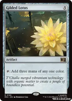 MTG Gilded Lotus Card #199 Commander: Marvel Super Heroes NM Magic - Image 1