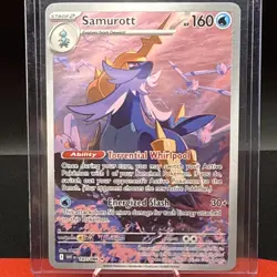 Samurott Holo White Flare Illustration Card 107/086 SV - Image 1