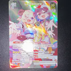 hololive OFFICIAL CARD GAME LAMBDUCK SR Holo HP 170 hBP06-083 English ayakashi - Image 1