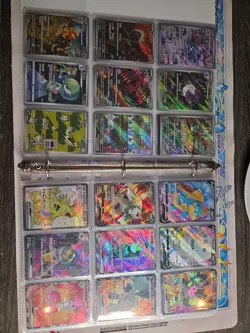 360 Pokemon Card Lot V VMAX EX Full Art Holo Rare GX SR Two Binder Collection - Image 3