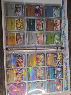 360 Pokemon Card Lot V VMAX EX Full Art Holo Rare GX SR Two Binder Collection - Image 5