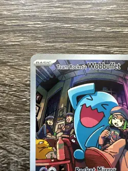 Team Rocket's Wobbuffet 203 Sv: Scarlet & Violet Promo Cards Holo - Image 2