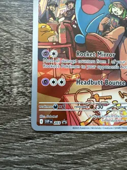 Team Rocket's Wobbuffet 203 Sv: Scarlet & Violet Promo Cards Holo - Image 5
