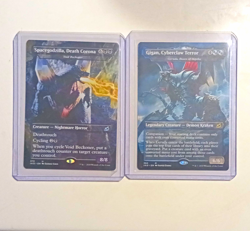 Wizards of the Coast MTG Ikoria Spacegodzilla & Gigan 2 Cards Companion EN - Image 1