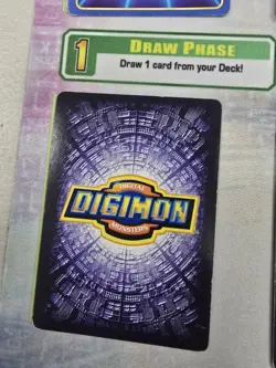 Ebonwumon Digimon Digi-Battle Series 5 FOIL Gold Text Trading Card - Image 2