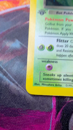 Dark Golbat Team Rocket 7/82 1st Edition Holo Rare WOTC Pokemon Card NM - Image 2